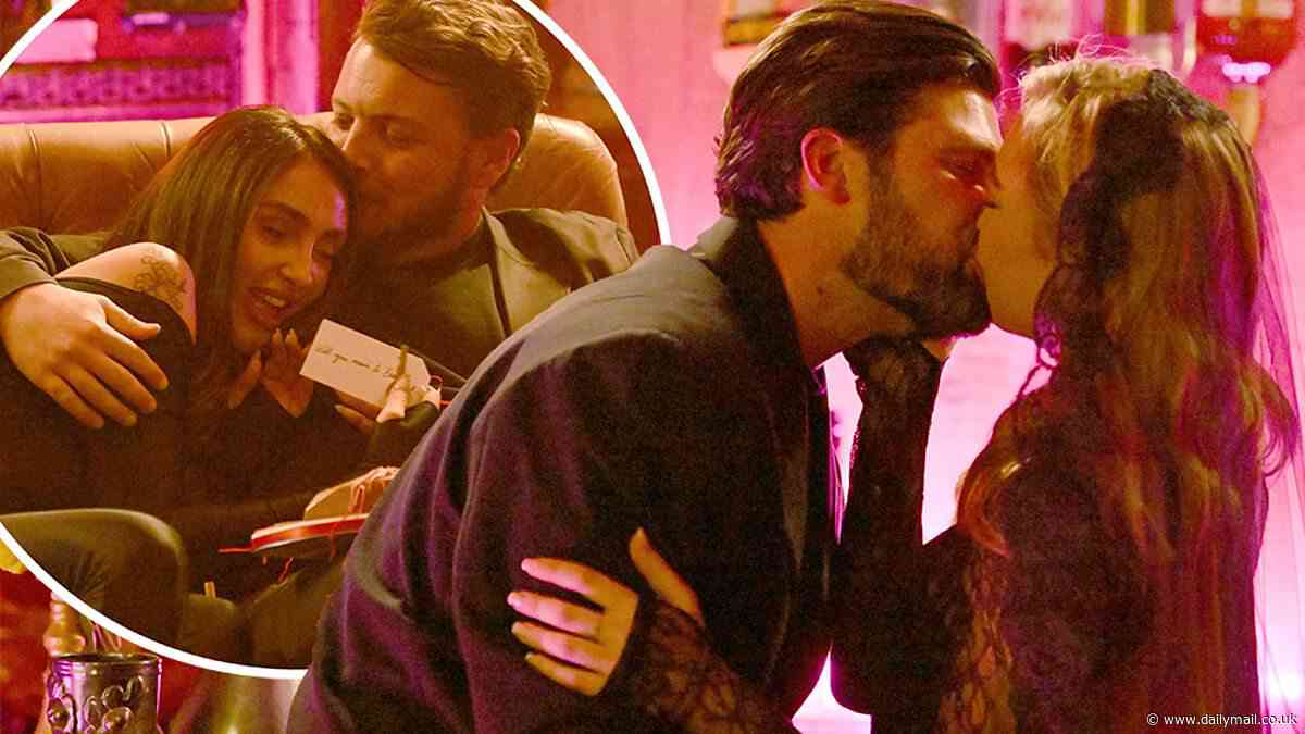 TOWIE's Dan Edgar and Ella Rae Wise pack on the PDA as co-star Diags asks girlfriend Jodie Wells and her son to move in with him as filming for series 33 draws to a close