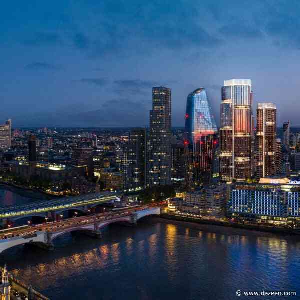 "London's lowest whole-life carbon high-rise" by Foster + Partners receives planning approval