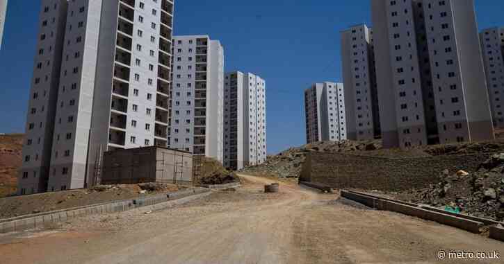 The abandoned ‘Paradise City’ with huge tower blocks left to rot