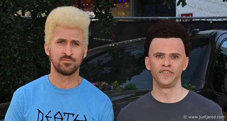 Ryan Gosling & Mikey Day Reunite as Beavis & Butt-Head at 'Fall Guy' Premiere