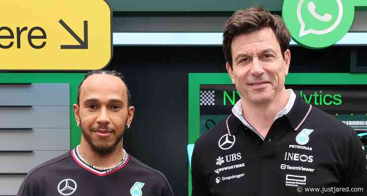 Lewis Hamilton Launches New Whatsapp Mercedes F1 Emoji In NYC Alongside Toto Wolff