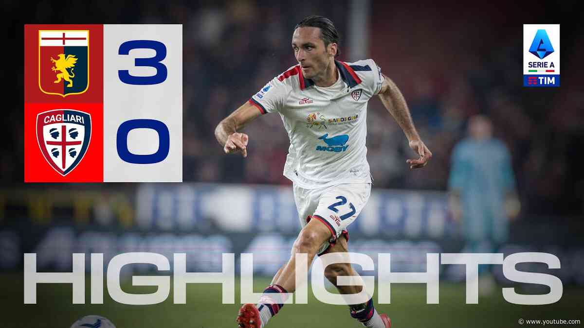 HIGHLIGHTS | Genoa-Cagliari 3-0 | Serie A TIM