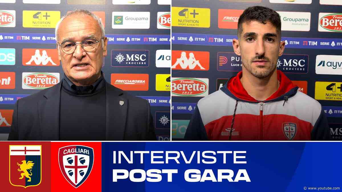🎙 POST GARA | Ranieri e Deiola dopo Genoa-Cagliari | SERIE A TIM