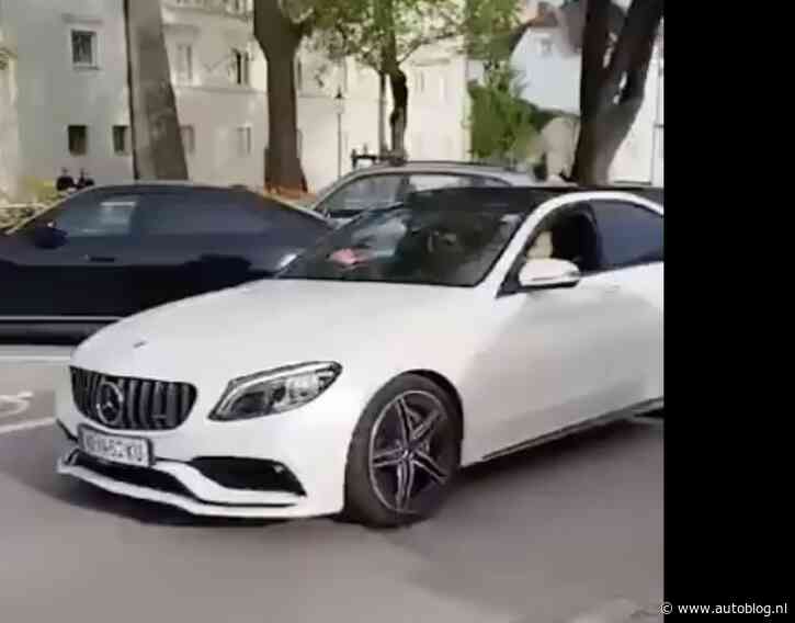 Video: even stoer doen met de Mercedes gaat fout