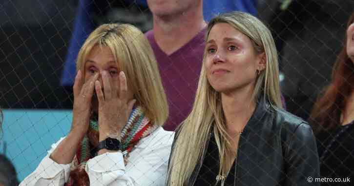 Rafael Nadal’s wife and sister in tears after his final match in Spain