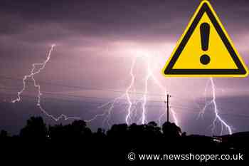 Met Office issues thunderstorm warning for London