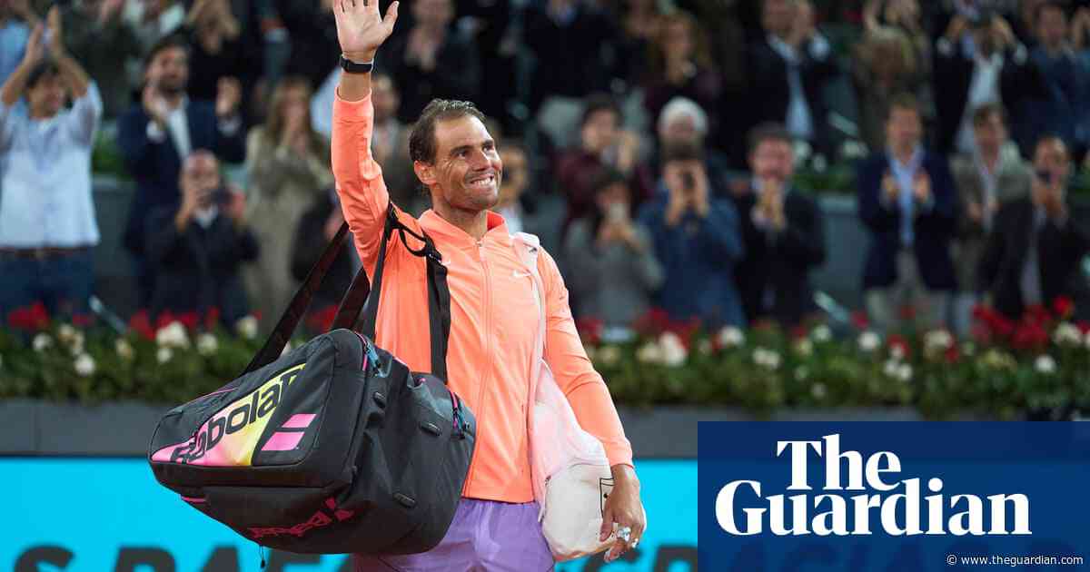 'I hope I have generated emotion': Rafael Nadal bids emotional farewell to Madrid Open – video
