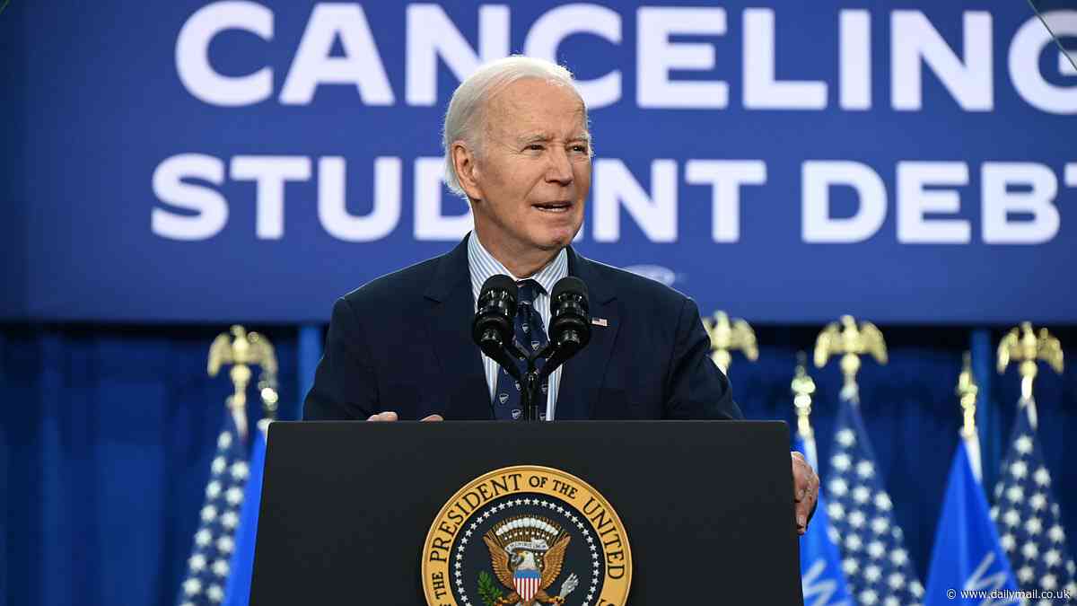 Biden to cancel $6billion in student loans for those who attended Art Institutes after college chain closed amid fraud claims with some left facing 'mountains of debt'