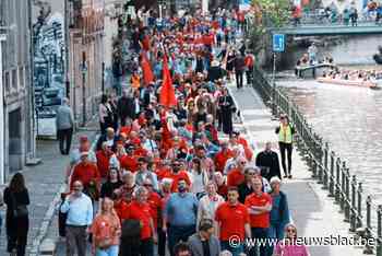 Gentse straten kleuren rood: socialisten vieren Dag van de Arbeid en burgemeester De Clercq ziet dat het goed is