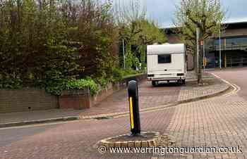 Another encampment reported as caravan pitches up on pavement