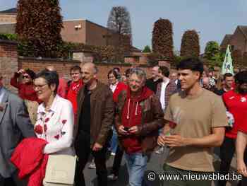 Socialisten vieren 1 mei met tocht door  binnenstad en speech tegen Vlaams Belang