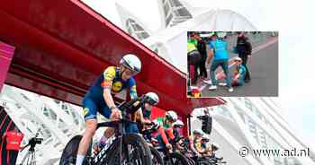 Ellen van Dijk kan na val in ploegentijdrit toch niet verder in de Vuelta