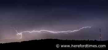 Met Office yellow warning for thunderstorms in Herefordshire