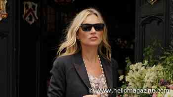 Kate Moss' sheer dress just gave her signature 'underwear as outerwear' look the chicest makeover