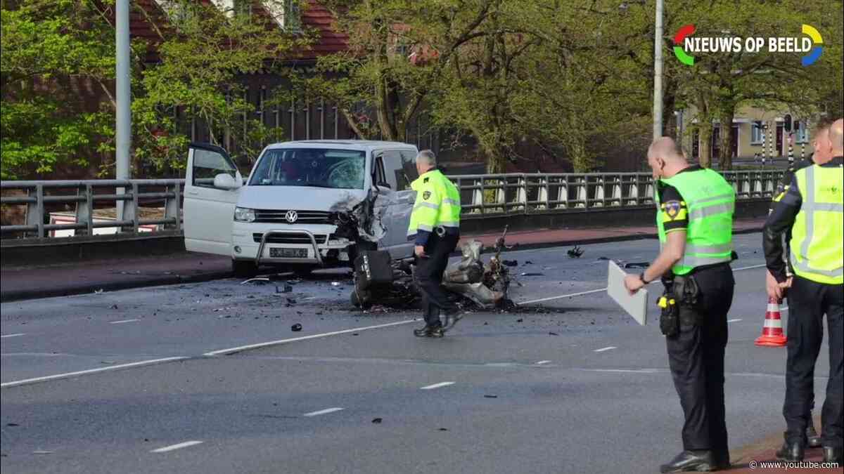 Motorrijder 22 omgekomen na ongeluk Stadionviaduct Rotterdam