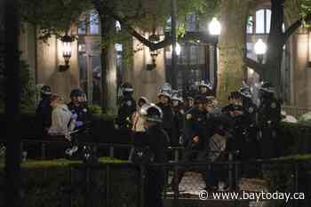 Dueling protesters clash at UCLA after police clear pro-Palestinian demonstration at Columbia