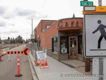 Stony Plain Road businesses brace as Edmonton construction season looms