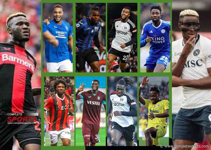 10 Top Nigerian Footballers In Europe For 2023/24 Season