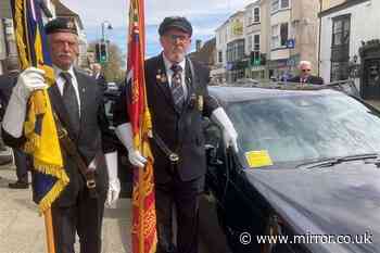Funeral car given parking ticket - while mourners are paying respects to D-Day hero