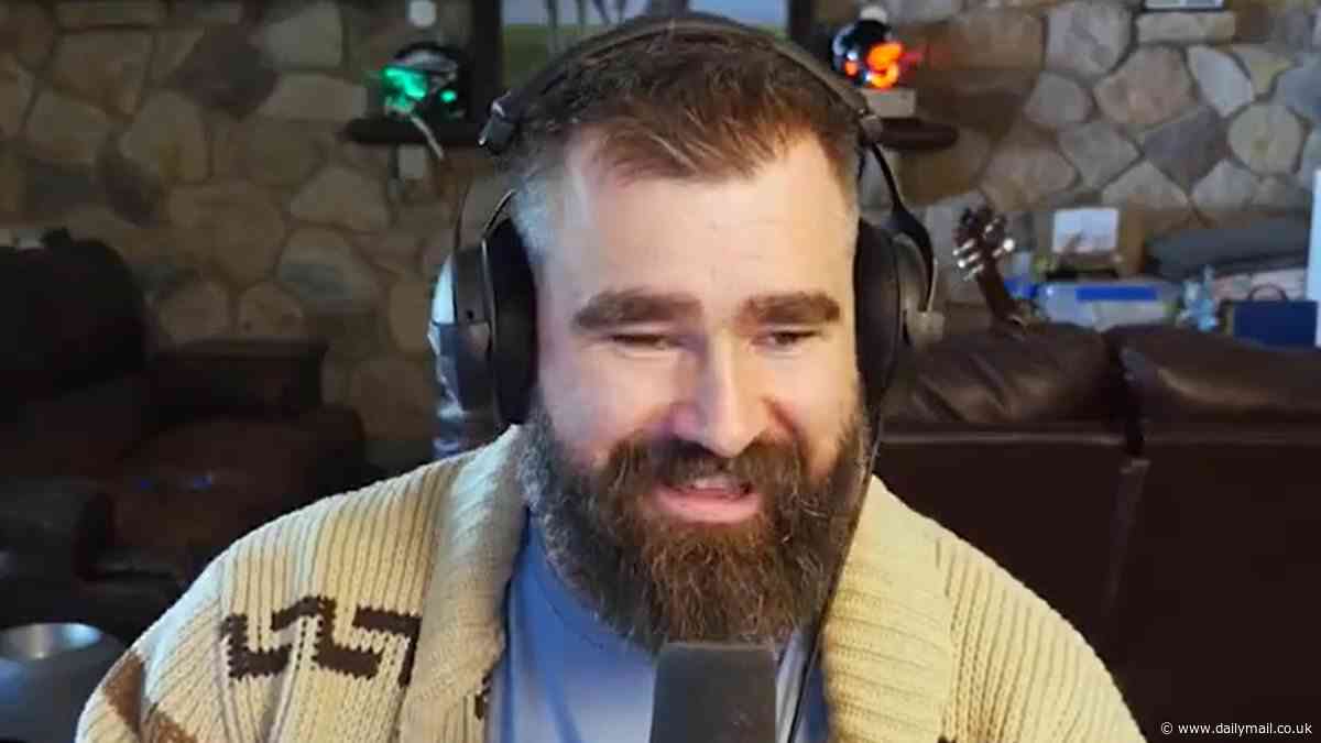 Travis and Jason Kelce discuss the perfect BUTT for NFL players... as Kylie Kelce claims her husband has a 'chicken a**'