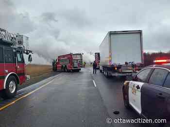 Two confirmed dead in Tuesday collision on Hwy 417 near Limoges