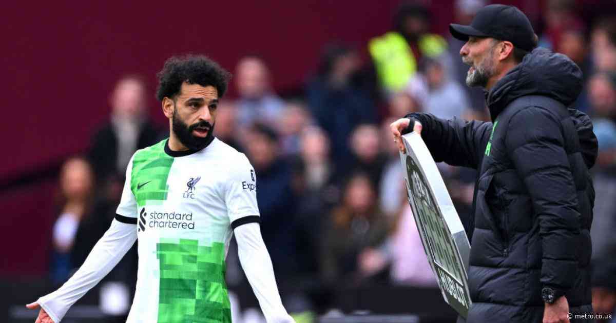 West Ham star reveals what Jurgen Klopp told Mohamed Salah during Liverpool row