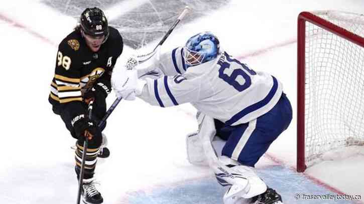 Rookie goaltender Joseph Woll stands tall, gives Maple Leafs life against Bruins