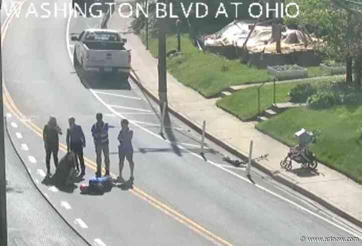 Man injured in scooter crash near Westover