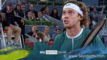 Rublev furious with umpire over challenge procedure