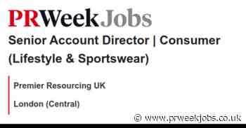 Premier Resourcing UK: Senior Account Director | Consumer (Lifestyle & Sportswear)