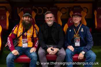 Father and son enjoy special Valley Parade experience