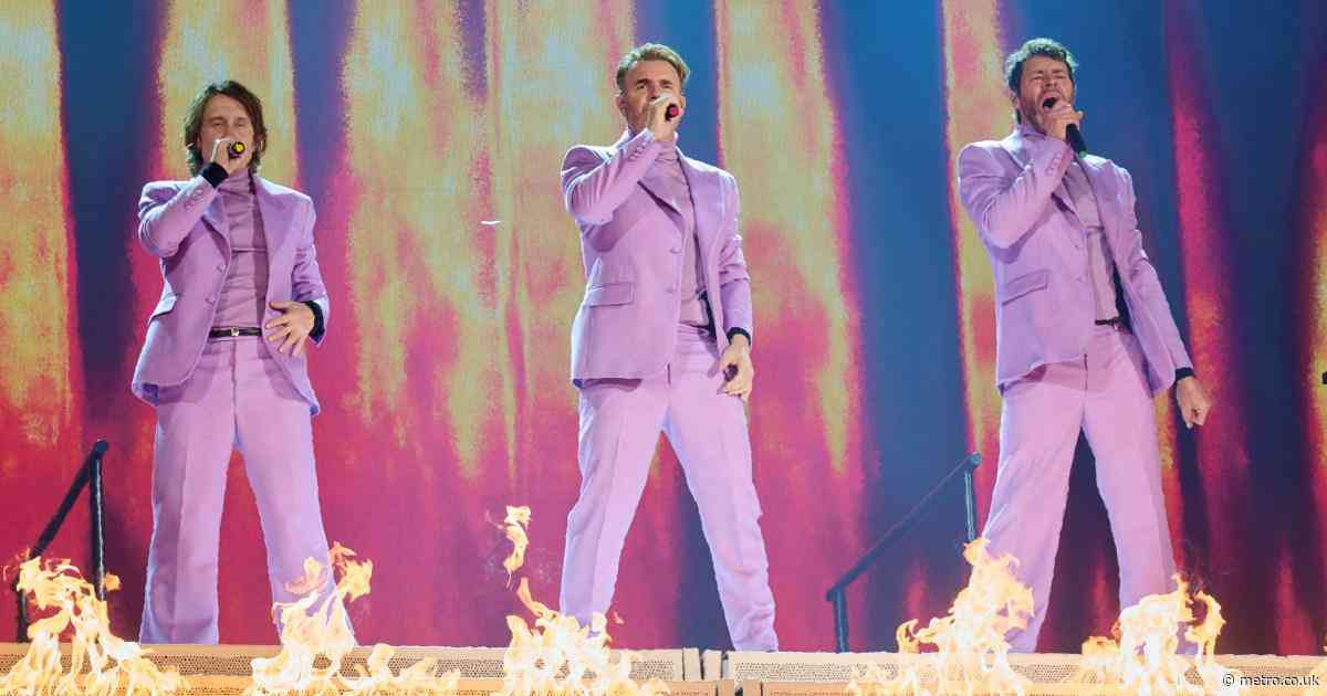 Take That still the hot daddies of British pop as they titillate fans on new tour