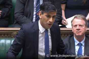 Labour warning of ‘pension black hole’ after Rishi Sunak fails to rule out raising retirement age to 75