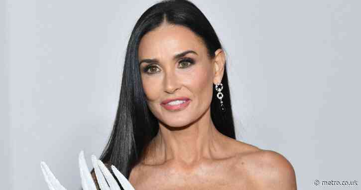Demi Moore, 61, proves she’s ageing backwards in tiny bikini on family holiday