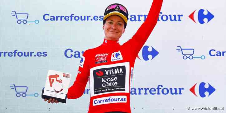 Geen ritzege, wel rode trui voor Marianne Vos in Vuelta: “Niet het hoofddoel, maar altijd mooi”