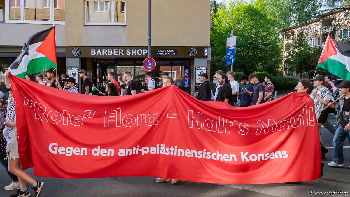„Halt's Maul": Roter Aufbau geht bei Demo auf Rote Flora los