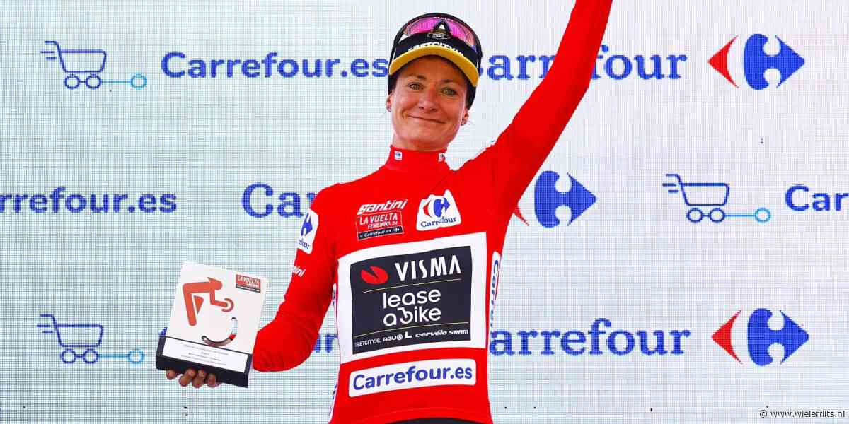 Geen ritzege, wel rode trui voor Marianne Vos in Vuelta: &#8220;Niet het hoofddoel, maar altijd mooi&#8221;