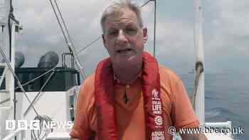 BBC on board Philippine ship hit by Chinese water cannon