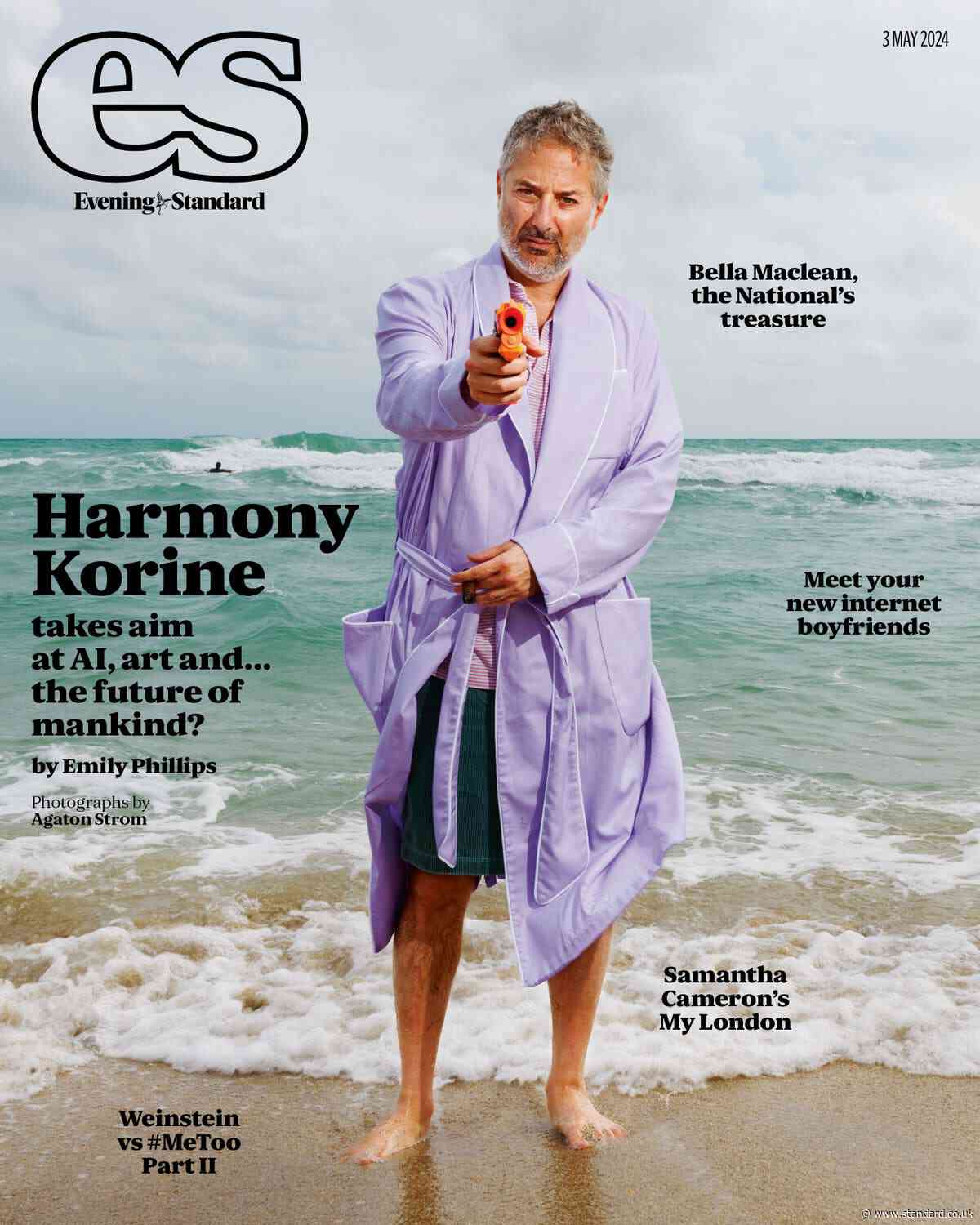 Inside this week's ES Magazine: Harmony Korine takes aim at Al, art and... the future of mankind?