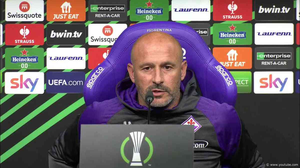 Conferenza stampa Mister Italiano verso Fiorentina vs Brugge