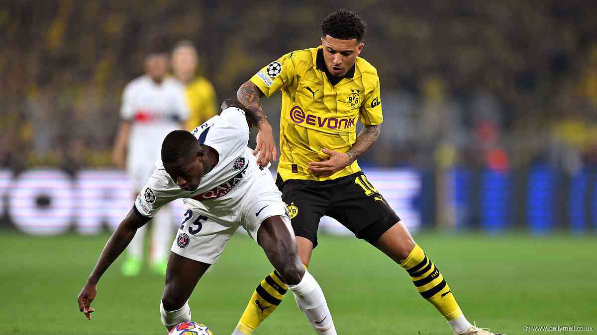 Borussia Dortmund 0-0 PSG - Champions League: Live score and latest updates as Marcel Sabitzer comes closest to breaking deadlock for hosts early on in a bright start - as Jadon Sancho makes an early positive impression during semi-final first leg