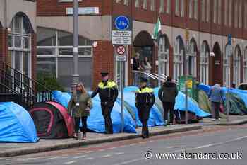 Some asylum seekers still without beds after city centre camp dismantled