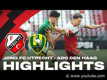 Jong FC Utrecht laat ADO Den Haag ontsnappen ⚽️ | HIGHLIGHTS