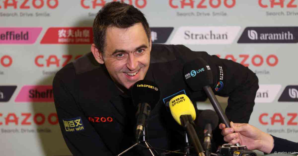 Beaten Ronnie O’Sullivan says he didn’t want to play World Snooker Championship anyway