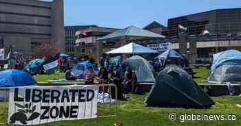 12-hour encampment at Western U draws more than 100 pro-Palestinian demonstrators