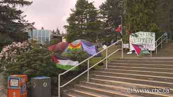 Pro-Palestinian protest camps emerge at 2 more B.C. universities