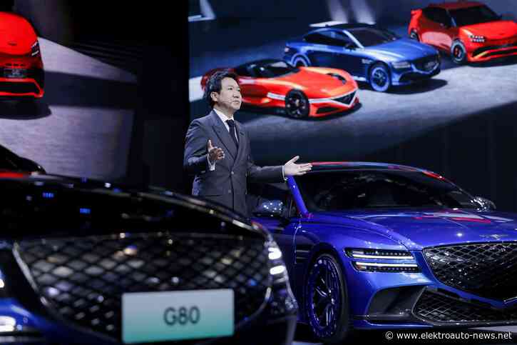 Genesis präsentiert neuen Electrified G80 und Magma Concept