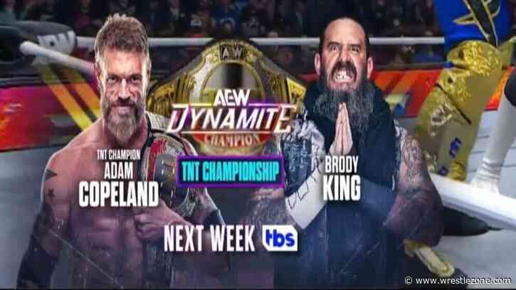 TNT Title Match, Orange Cassidy In Action, Swerve Strickland, More Set For 5/8 AEW Dynamite