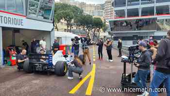 Quand les stands du Grand Prix de Monaco servent de décor pour le tournage d'un court-métrage