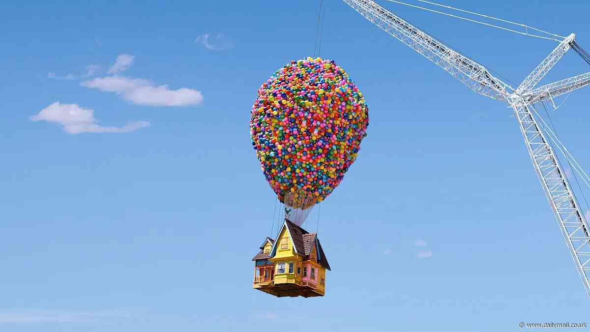 Airbnb reveals stunning UP house where YOU can stay suspended in the sky from a huge crane... and here are the other movie-inspired homes up for grabs